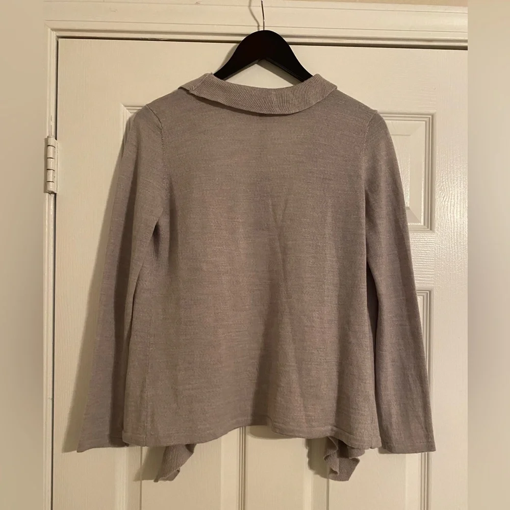 Talbots Women’s Petite Small Light Cardigan. Open. Merino Wool. NWT. Long Sleeve - Picture 2 of 4